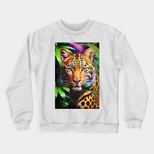 Rainbow Leopard Crewneck Sweatshirt